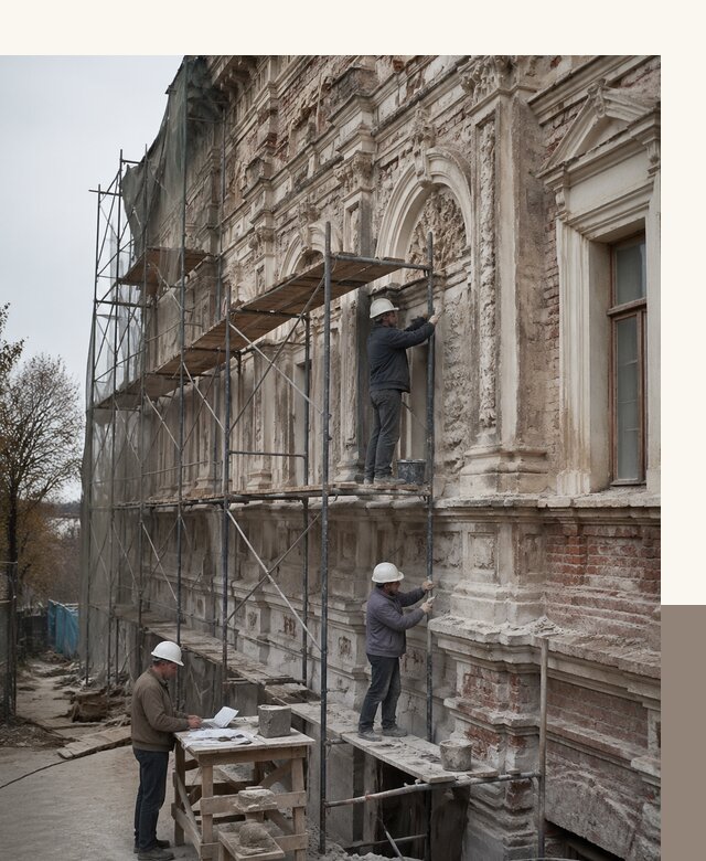 Реставрация объектов культурного наследия под ключ в Верхнем Уфалее