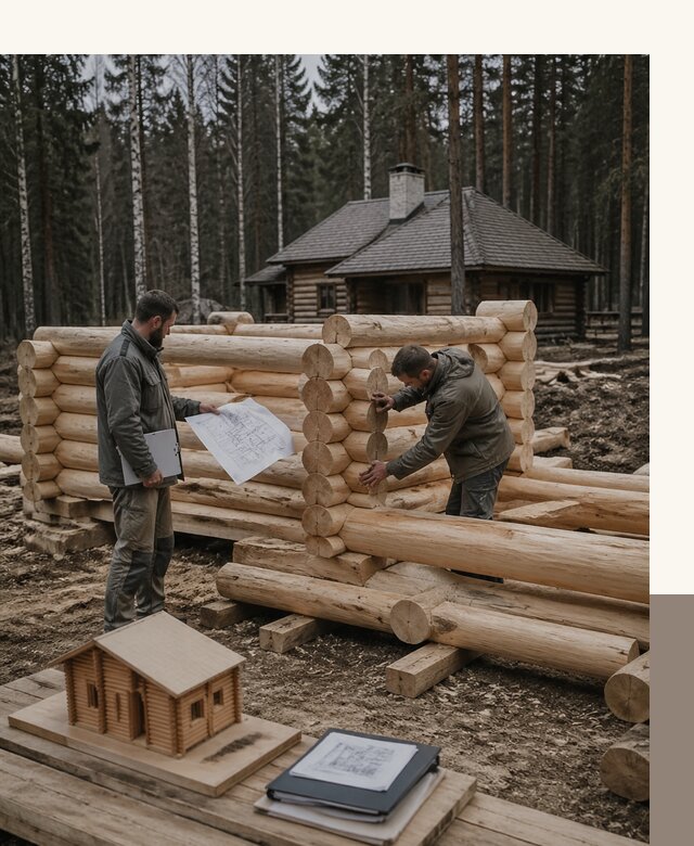 Проектирование и строительство домов из бревна в Верхнем Уфалее